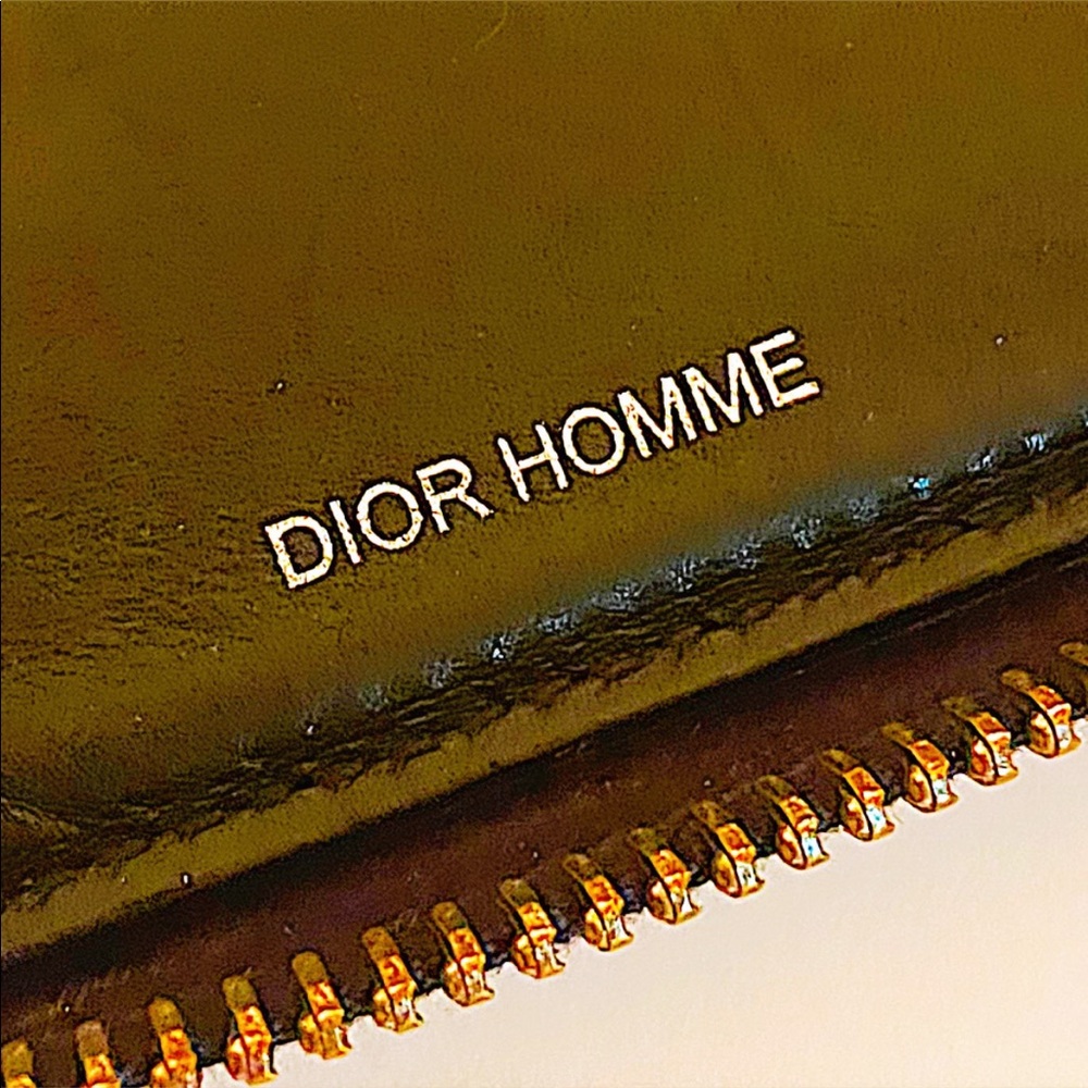 Authentic Dior Homme 2014 LE Jackson Pollack Zip Compact Wallet - Picture 9 of 11